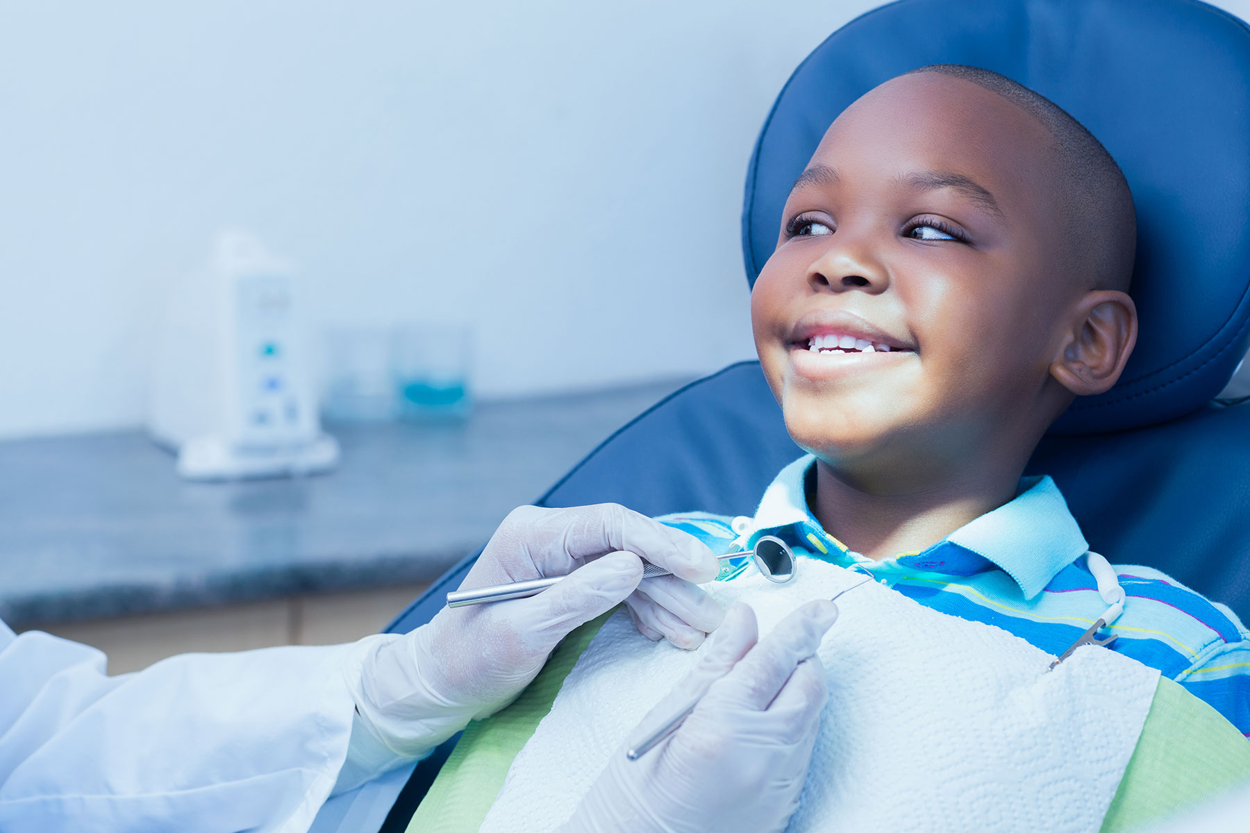 pediatric patient with dentist